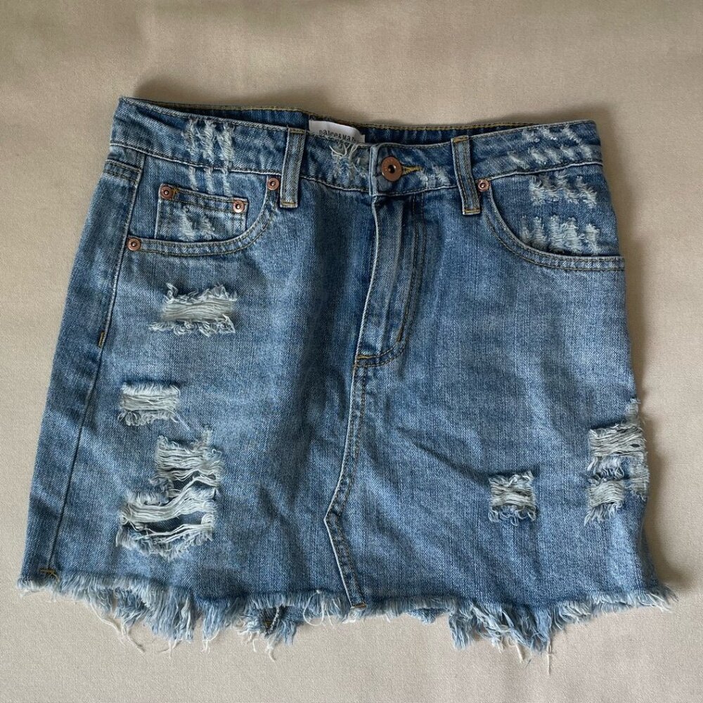 Dance & Marvel denim skirt